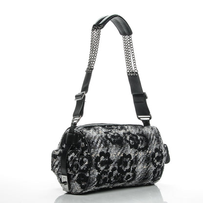 Chanel Tweed Lambskin Paris NY Camera Bag Black 3 of 7
