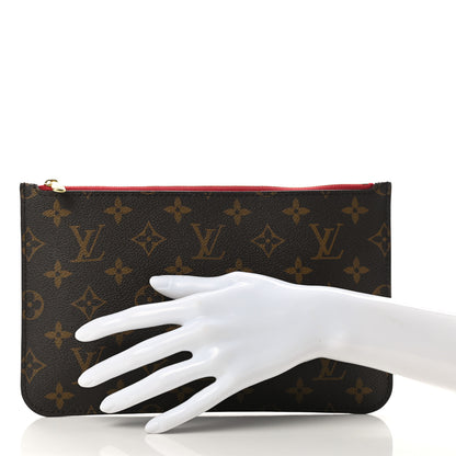Louis Vuitton Monogram Neverfull MM GM Pochette Cherry 2 of 7