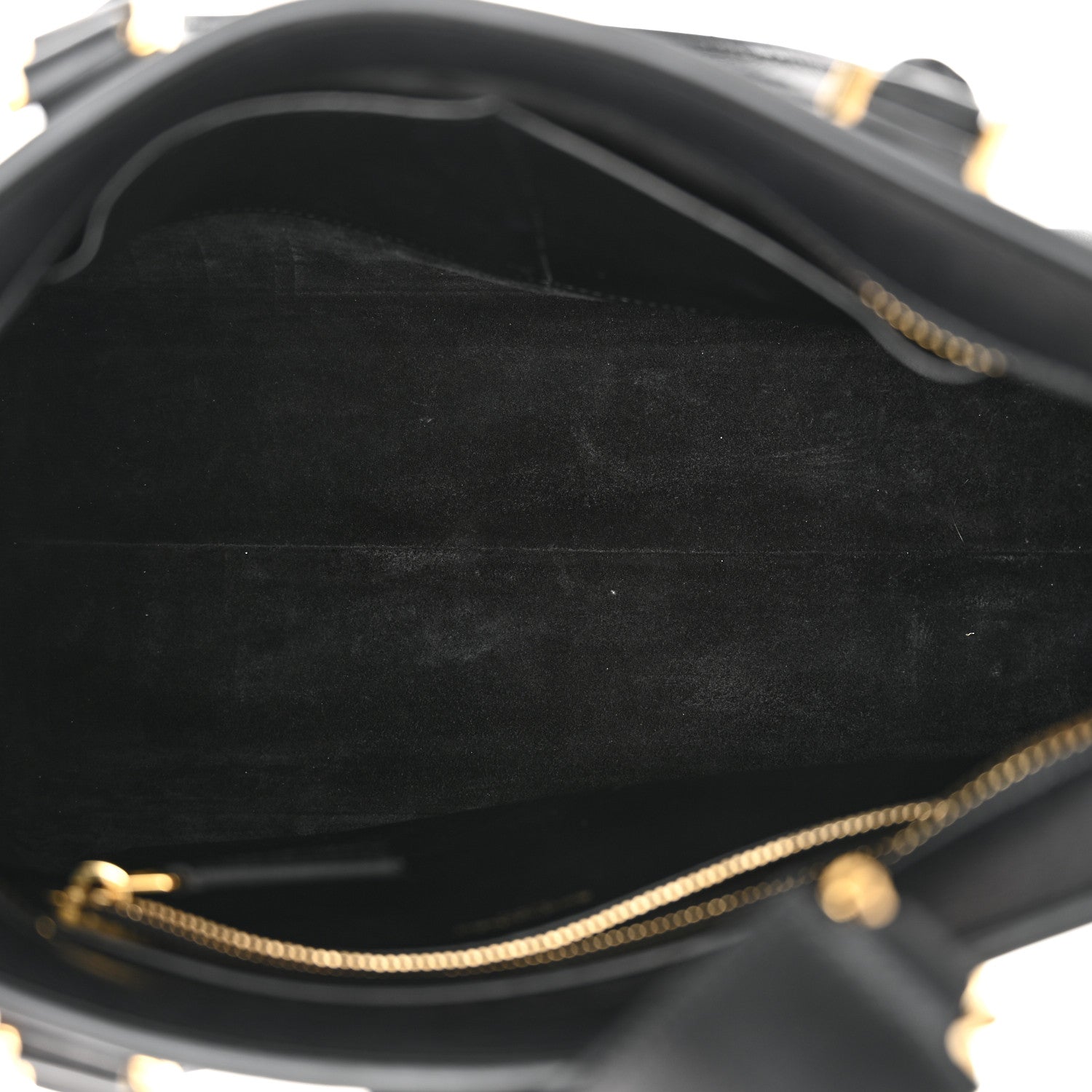 Saint Laurent Smooth Calfskin Small Monogram Cabas Black 5 of 13