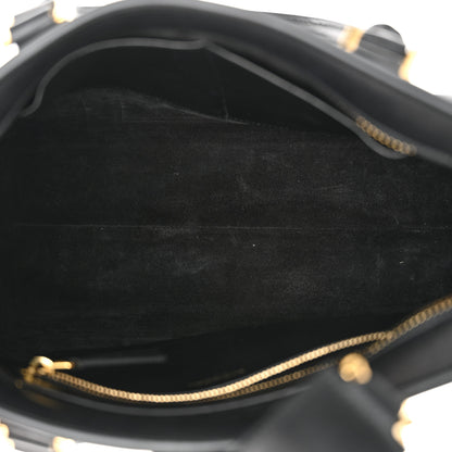 Saint Laurent Smooth Calfskin Small Monogram Cabas Black 5 of 13