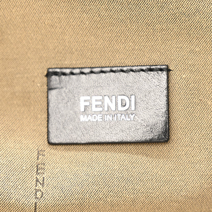 Fendi Canvas Federico Fellini Printed Flat Shopping Tote Grezzo Multicolor 6 of 11