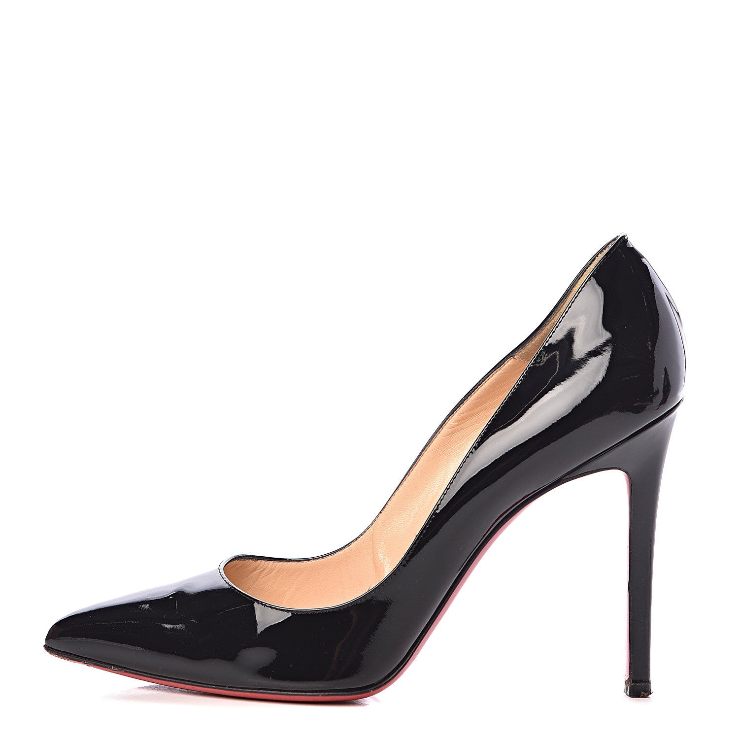 Christian Louboutin Patent Pigalle 100 Pumps 40 Black 1 of 17