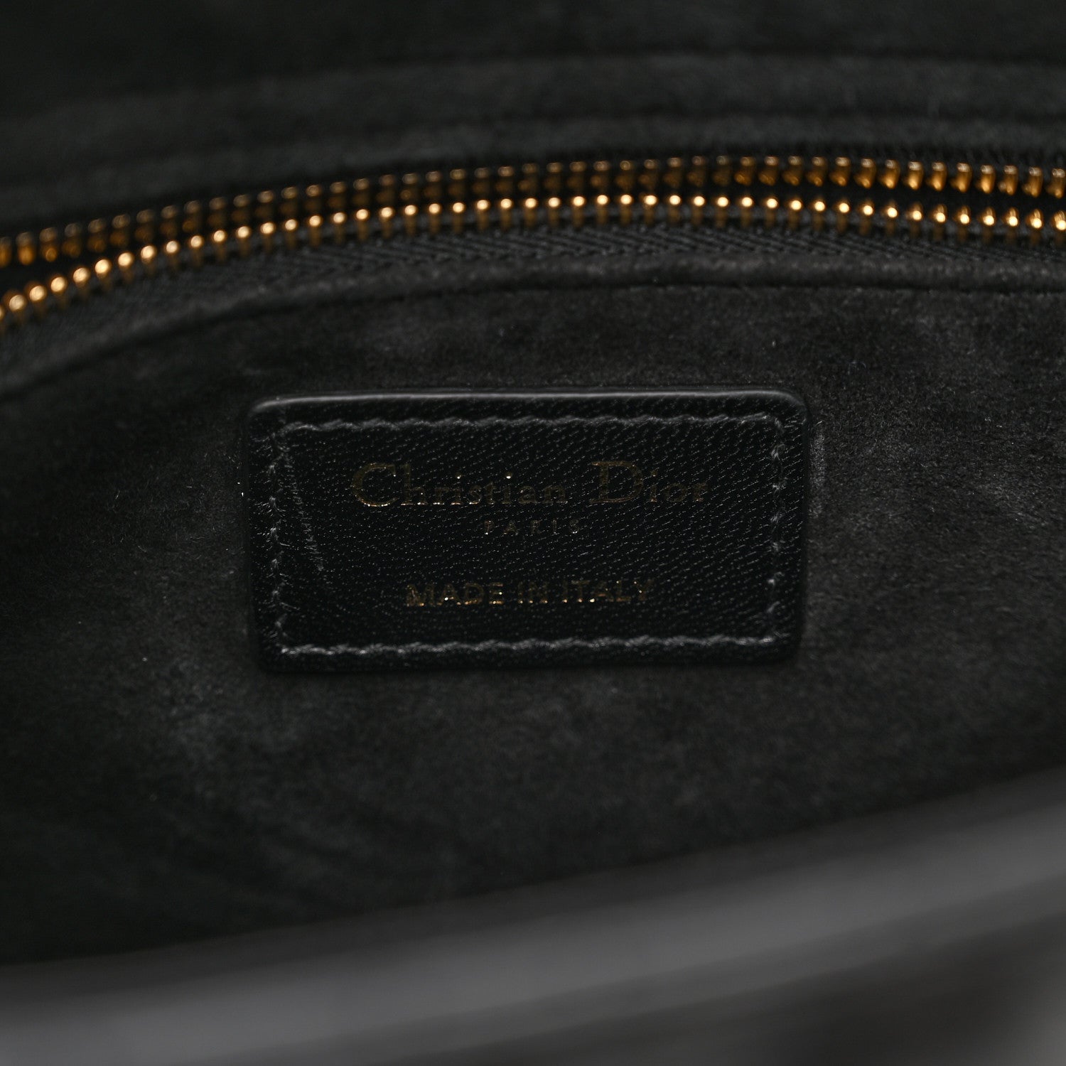 Christian Dior Lambskin Cannage Medium Lady Dior Black 6 of 13