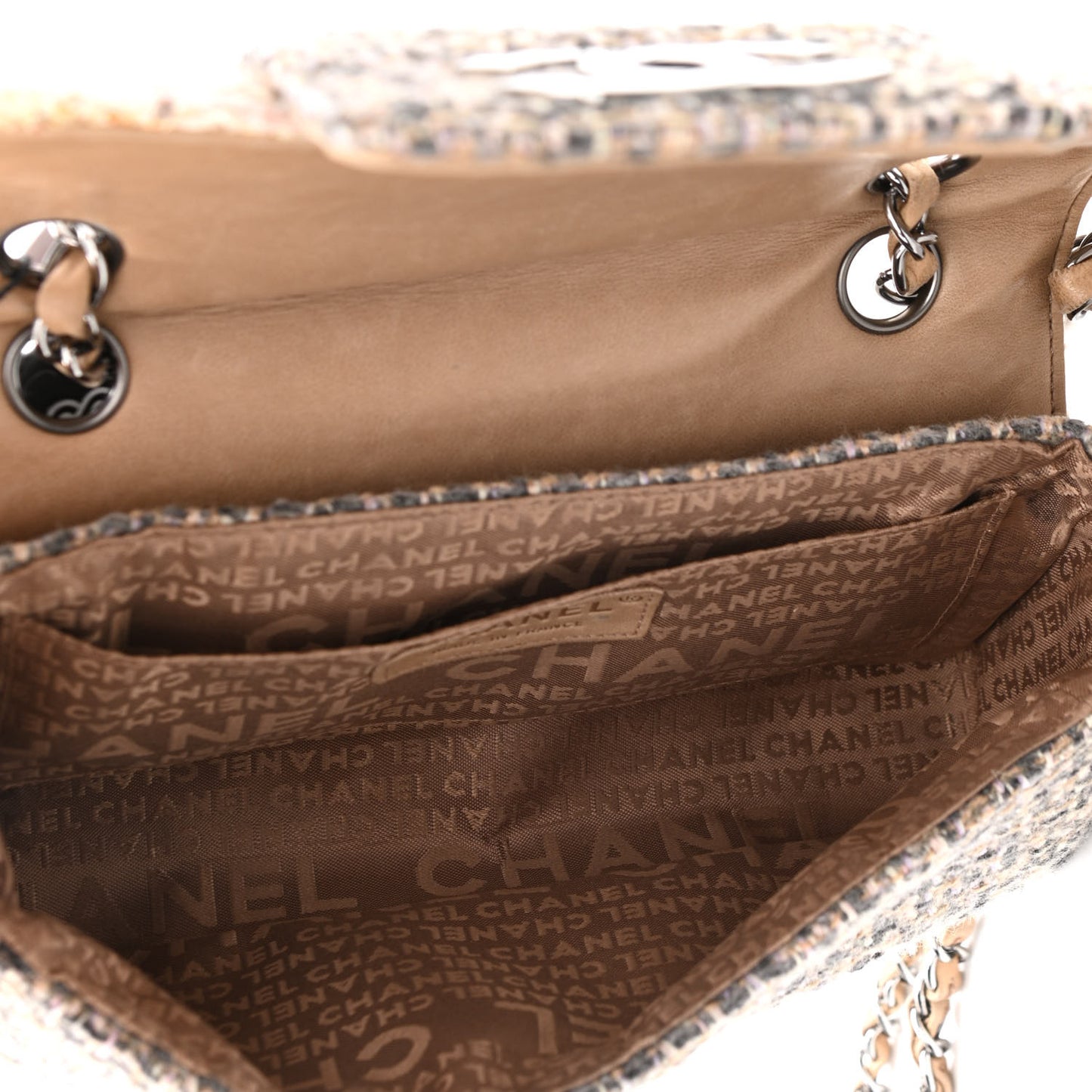 Tweed Small Fantasy Flap Grey