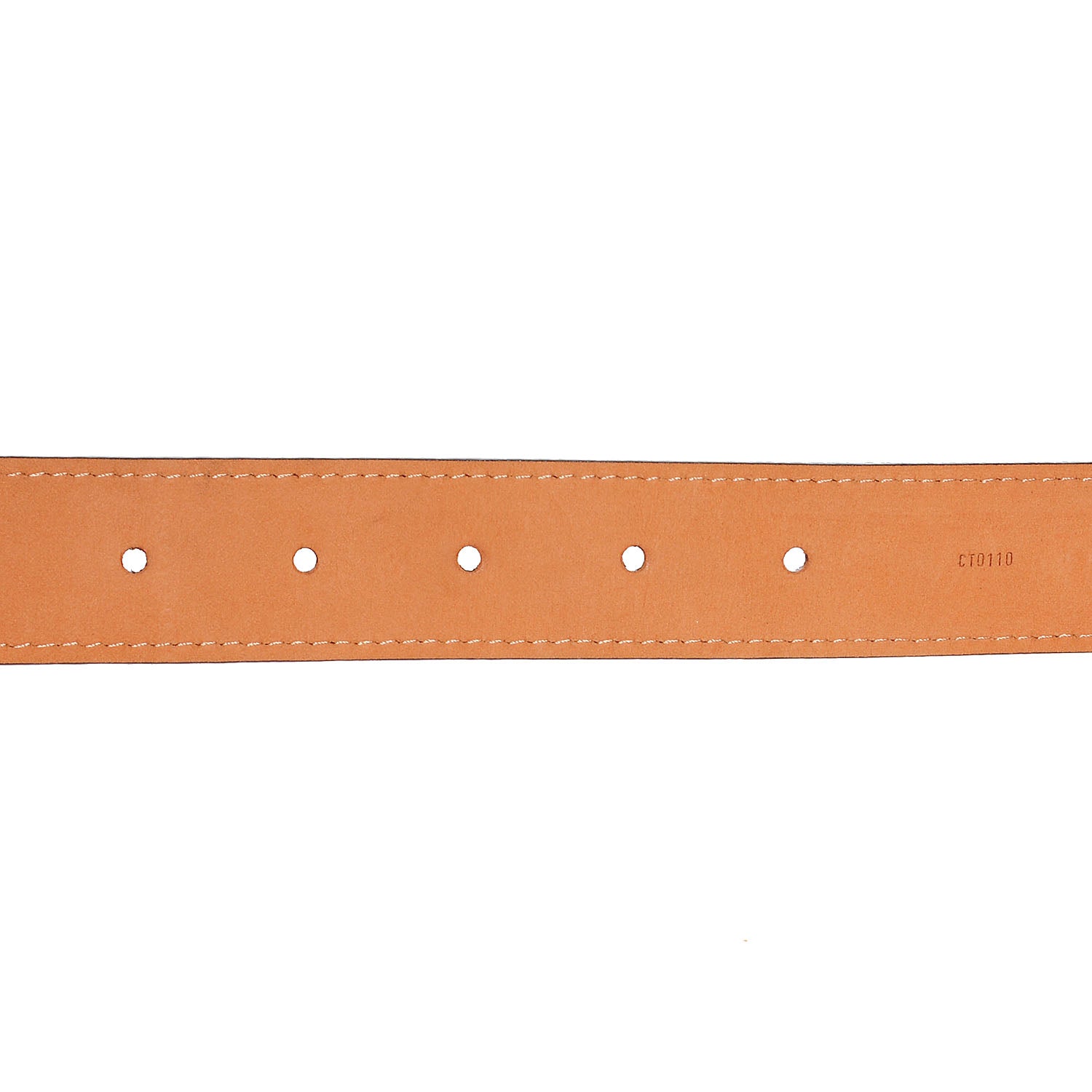 Louis Vuitton Monogram Cut Oval Belt 80 32 5 of 5