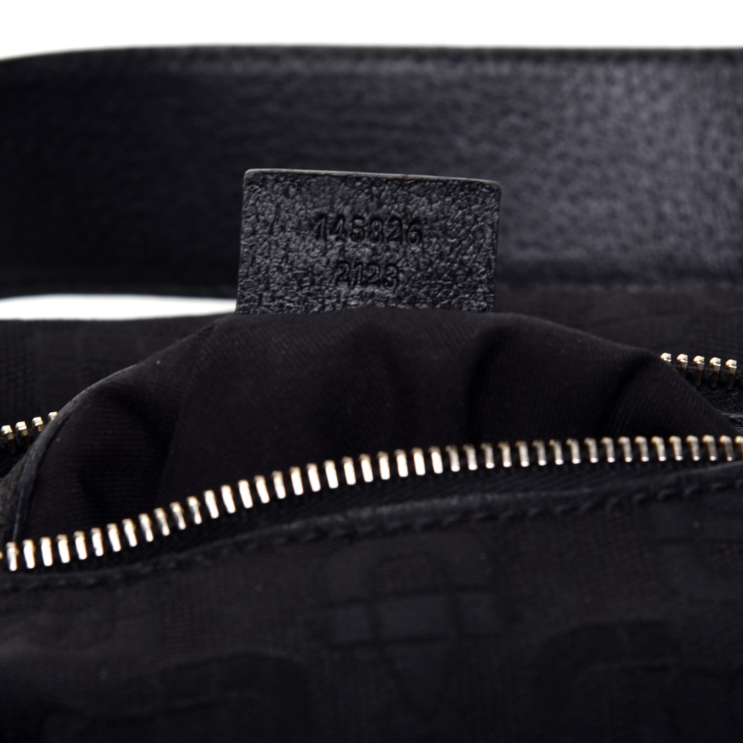 Gucci Canvas Horsebit Creole Hobo Black 9 of 9