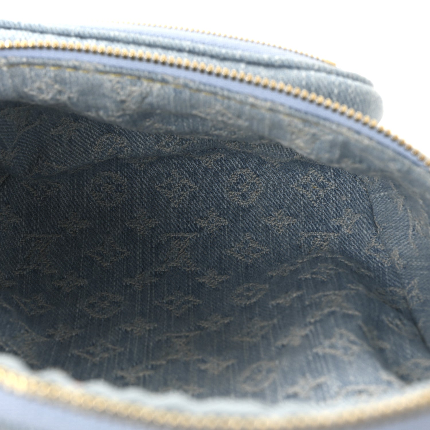Louis Vuitton Monogram Denim Mini Bumbag Sky Blue 5 of 9