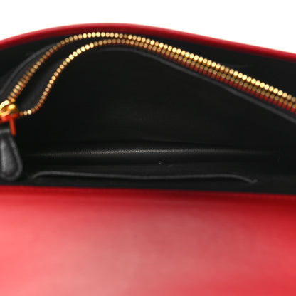 Prada Saffiano City Calfskin Chain Wallet Red 7 of 11