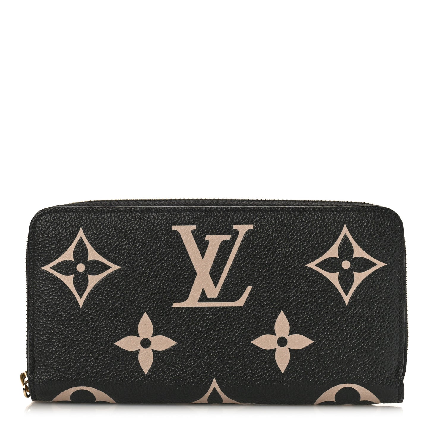Empreinte Monogram Giant Zippy Wallet Black Beige