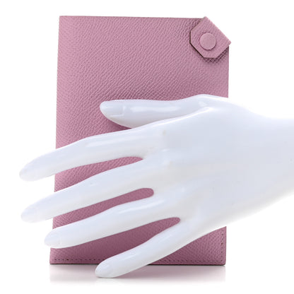Hermes Epsom Tarmac PM Passport Holder Mauve Sylvestre 2 of 8