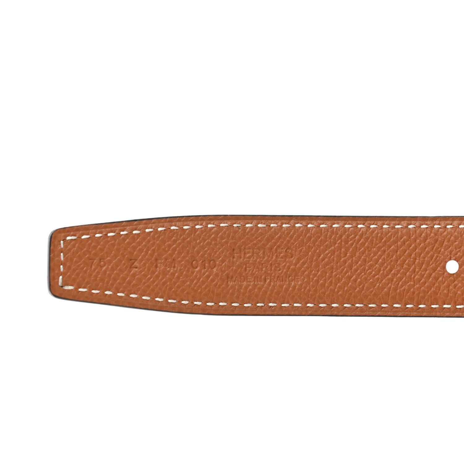 Hermes Swift Epsom 24mm Bubbles H Belt 75 Black Gold 3 of 9