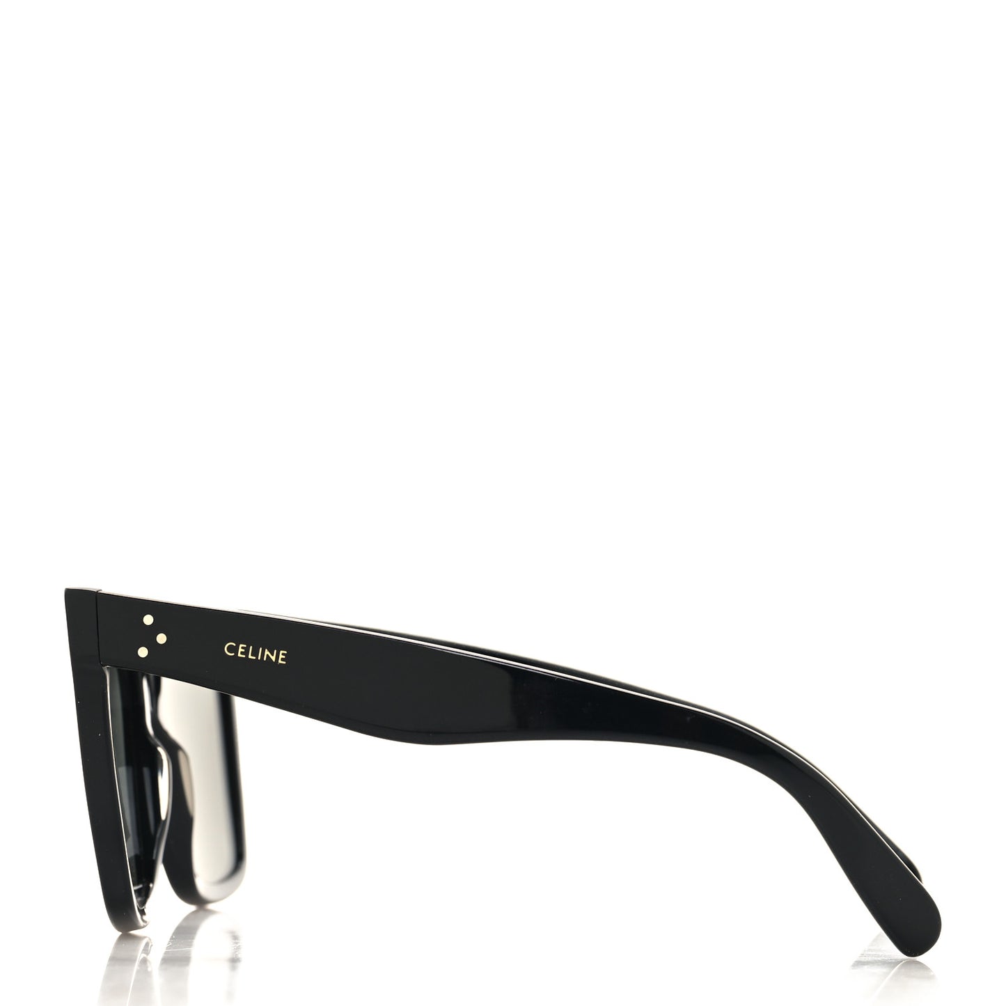 Acetate Polarized Oversized Sunglasses CL4055IN Black
