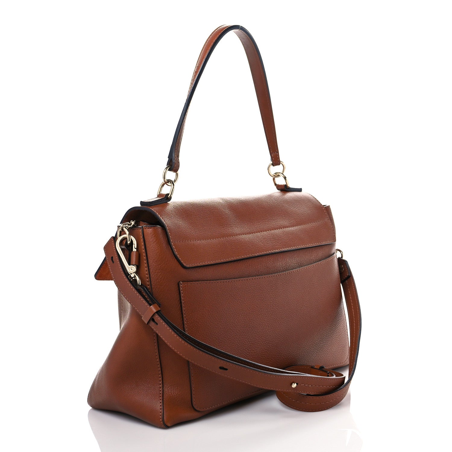 Chloe Calfskin Medium Faye Day Shoulder Bag Tan 4 of 11