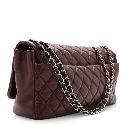 Chanel Lambskin Jumbo Coco Rain Flap Bordeaux 2 of 13
