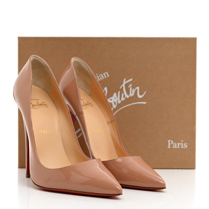 Christian Louboutin Patent So Kate 120 Pumps 38 Nude 8 of 8