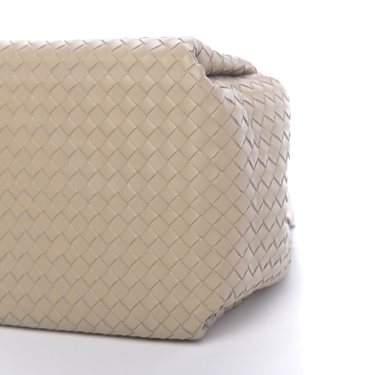 Bottega Veneta Nappa Intrecciato Medium Parachute Bag Mink 9 of 9