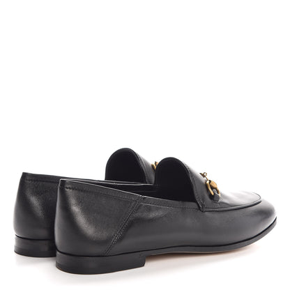 Gucci Lambskin Womens Brixton Horsebit Loafers 37 Black 4 of 7