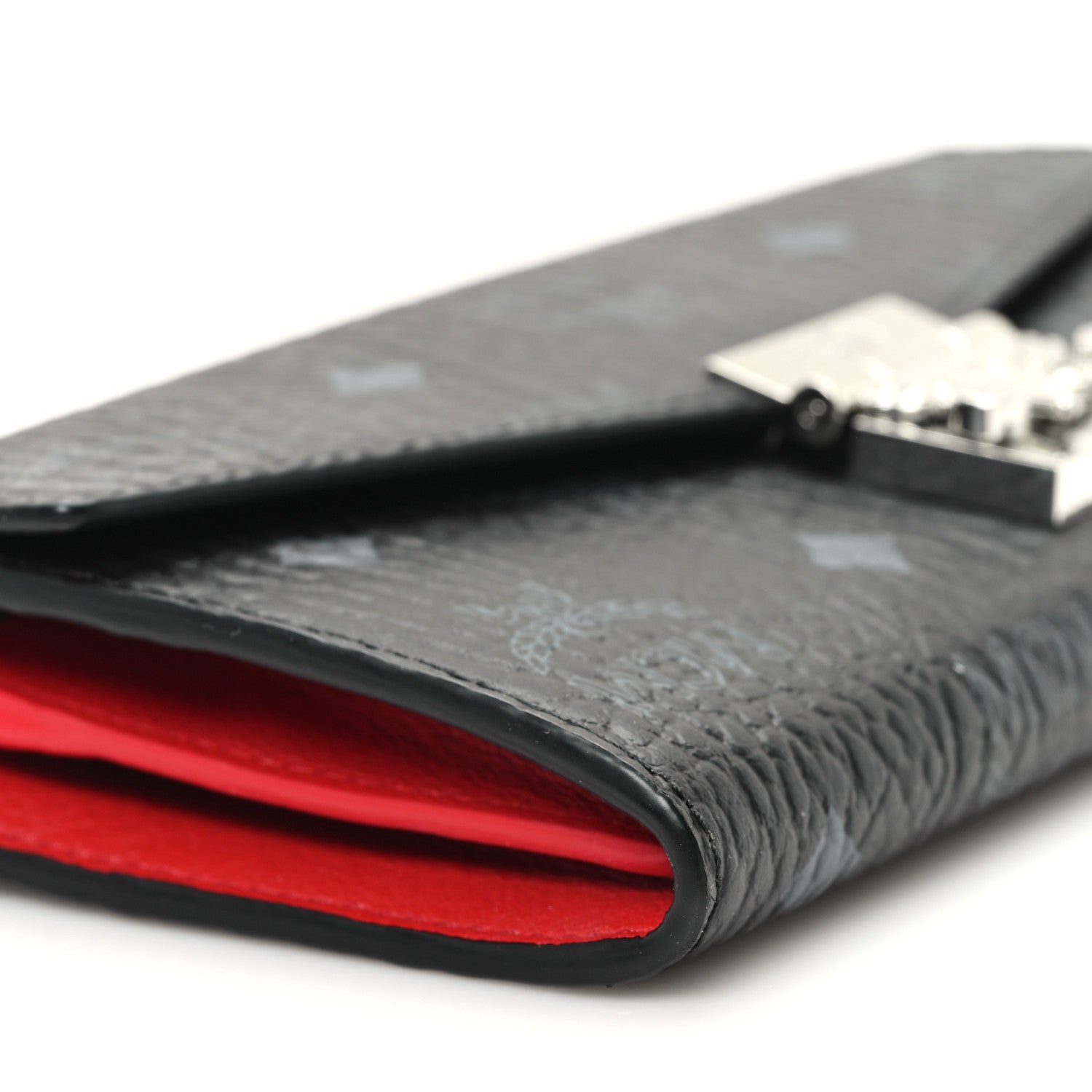 MCM Visetos Large Patricia Wallet On Chain Black 9 of 10
