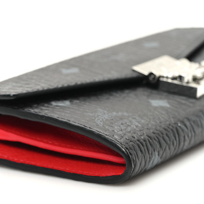 MCM Visetos Large Patricia Wallet On Chain Black 9 of 10