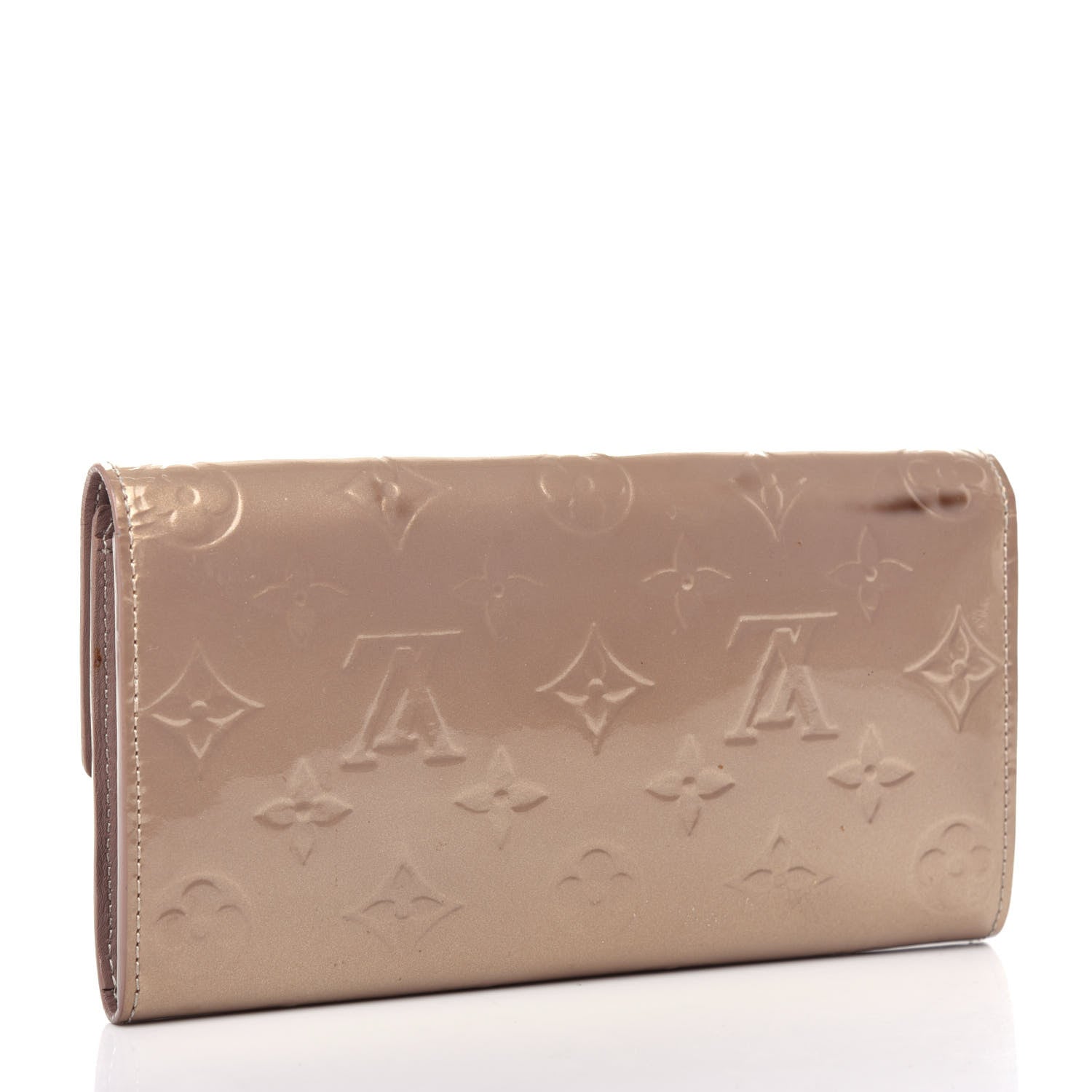 Louis Vuitton Vernis Sarah Wallet Beige Poudre 3 of 9