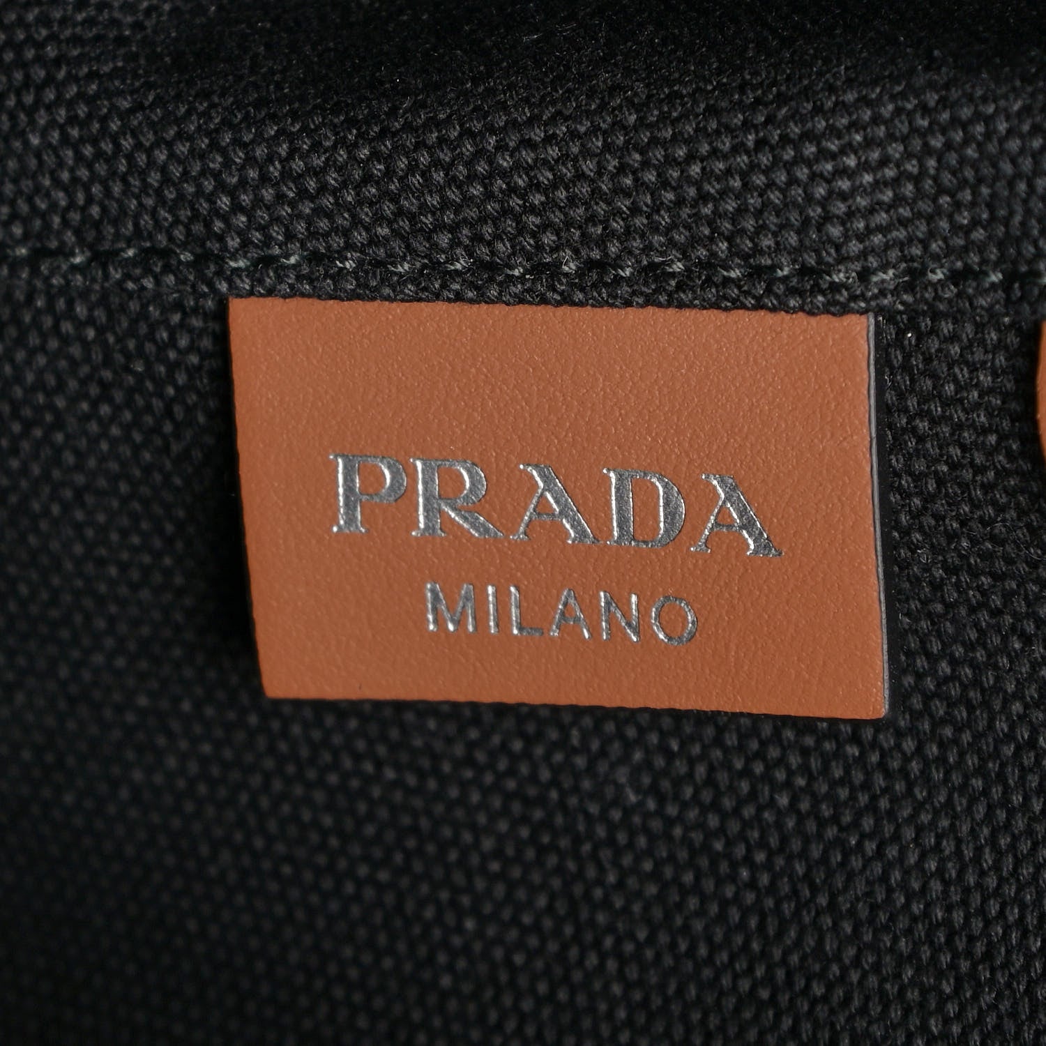 Prada Canapa Small Logo Shopping Tote Black 6 of 11
