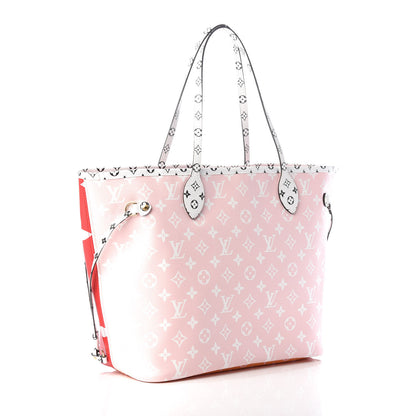 Louis Vuitton Monogram Giant Neverfull MM Rouge 3 of 9