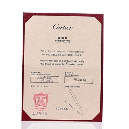Cartier 18K White Gold Diamond Maillon Panthere Wedding Band Ring 48 4.5 5 of 5