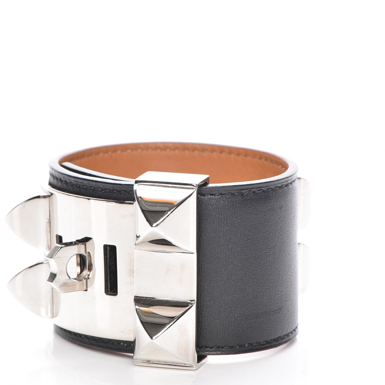 Hermes Chamonix Collier de Chien CDC Bracelet S Black 3 of 8