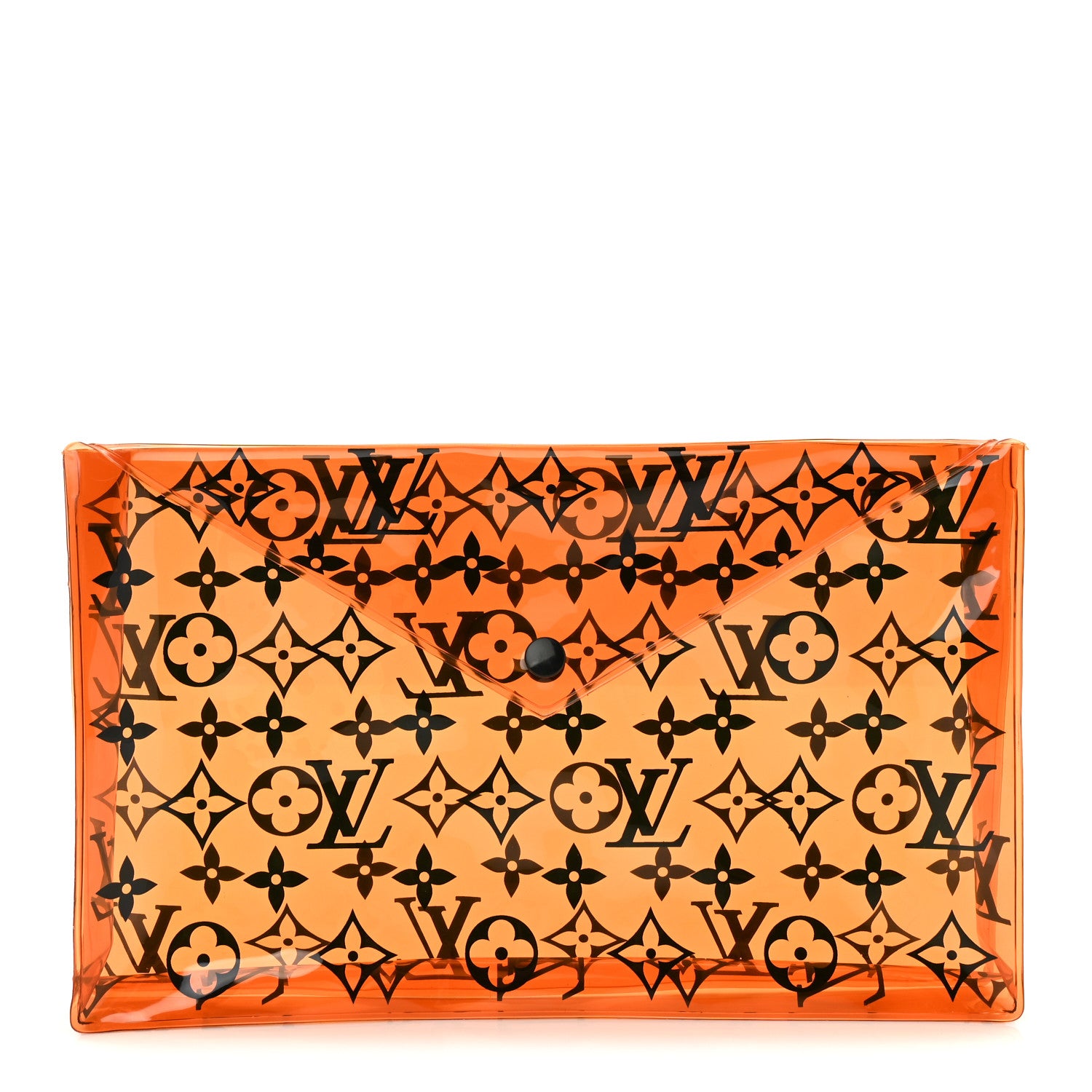 Louis Vuitton PVC Monogram Printed Envelope Pouch Orange 1825604
