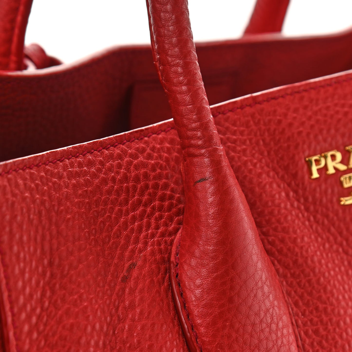 Vitello Daino Tote Rosso