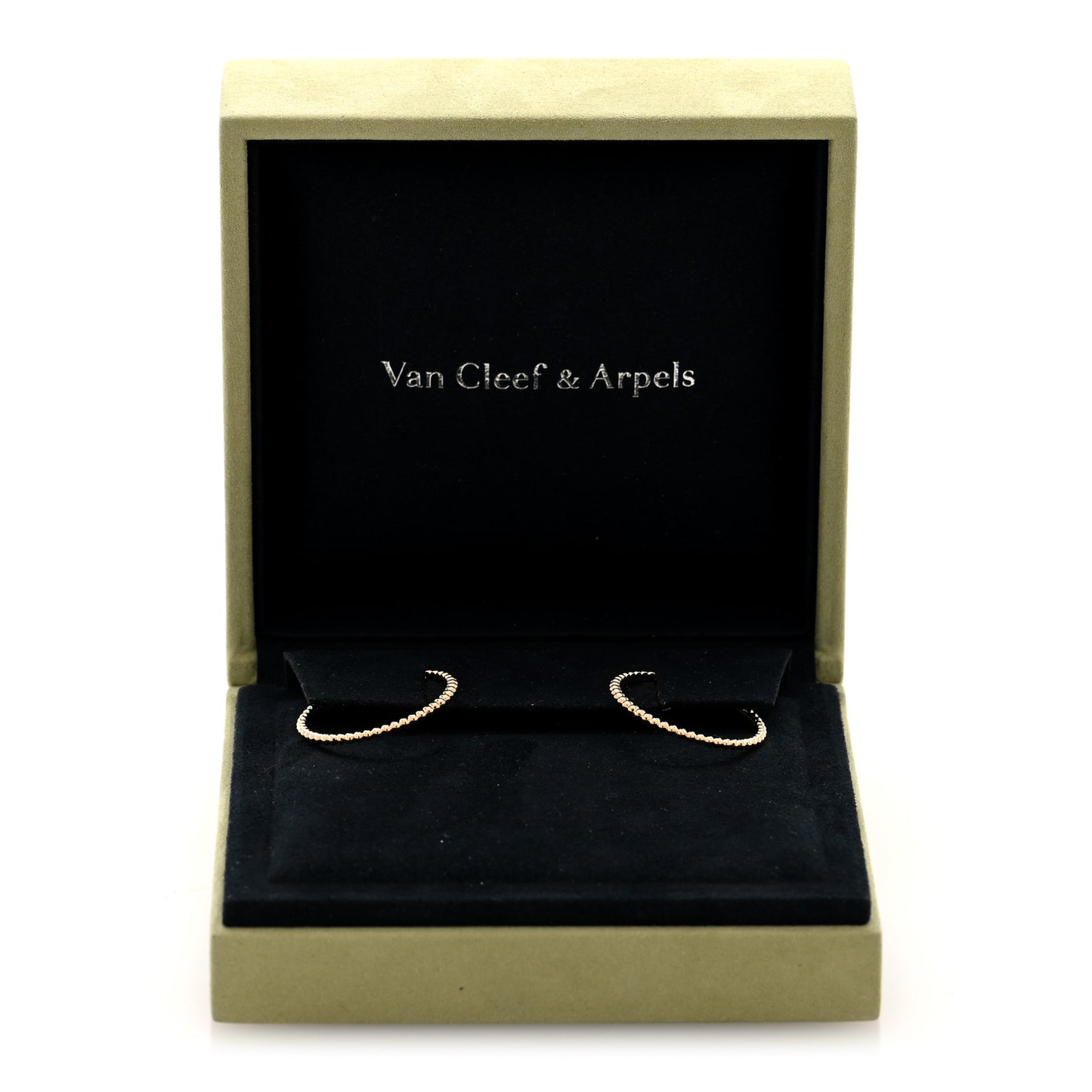 18K Yellow Gold Small Perlee Hoop Earrings
