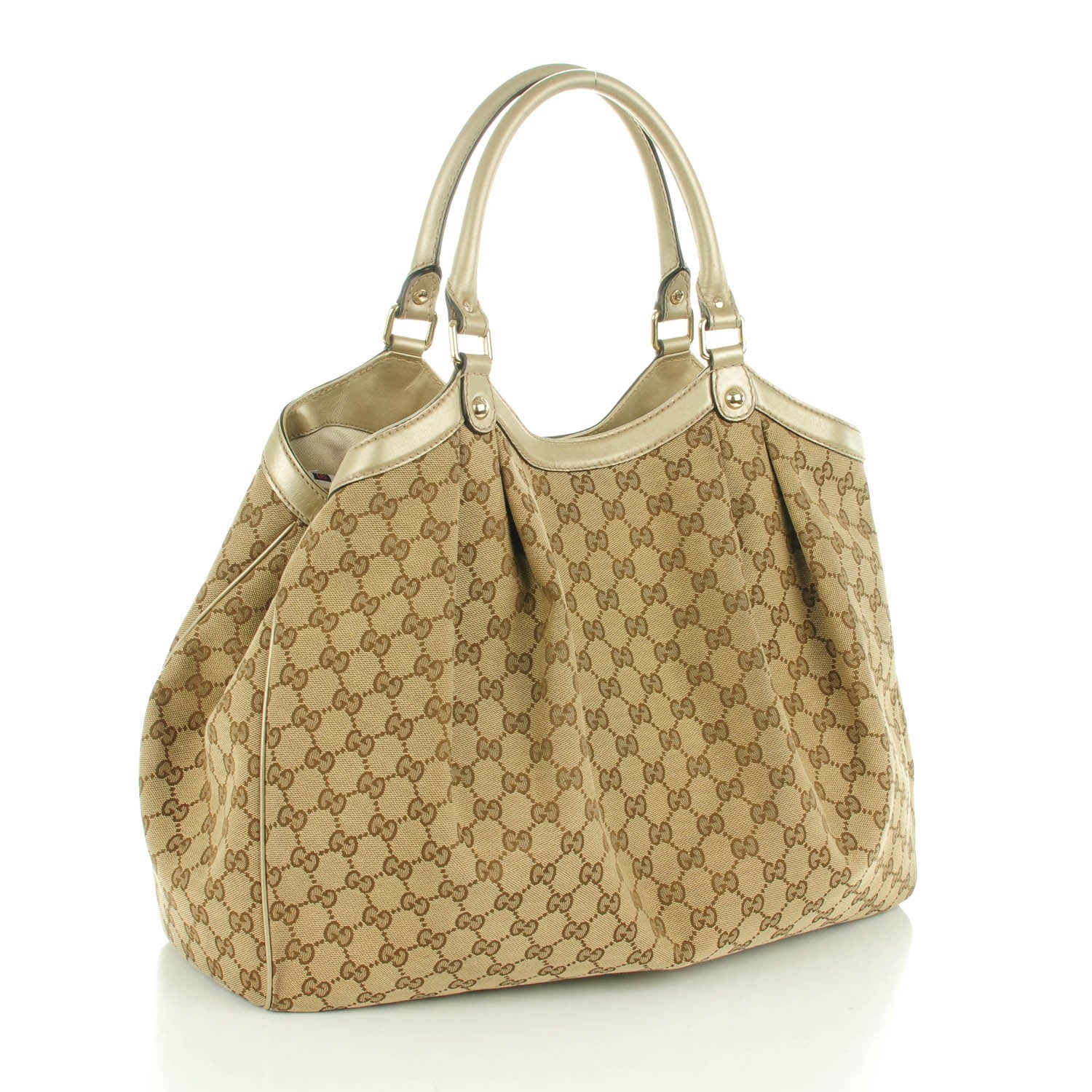Gucci Monogram Large Sukey Tote Champagne 3 of 7