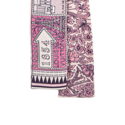 Louis Vuitton Silk Jeu De Louis BB Bandeau Pink 2 of 4