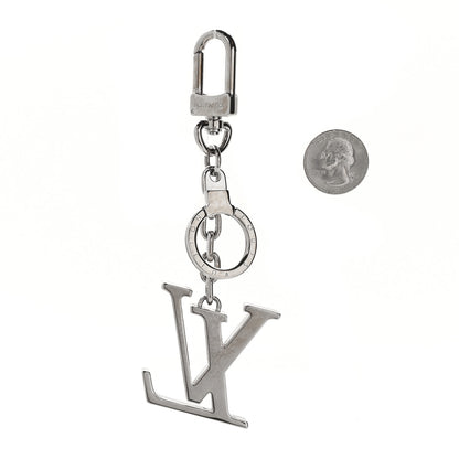 Louis Vuitton LV Facettes Bag Charm Key Holder Silver 2 of 3