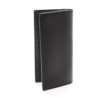 Burberry Grainy Calfskin Continental Flap Wallet Black 3 of 7