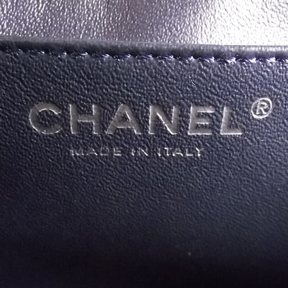 Chanel Patent Jumbo Flap Navy 8 of 8