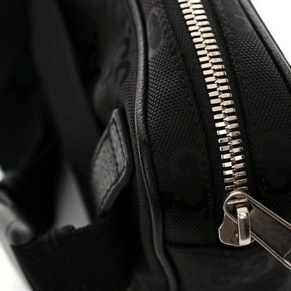 Gucci Econyl Nylon Monogram Off The Grid Belt Bag Black 11 of 13