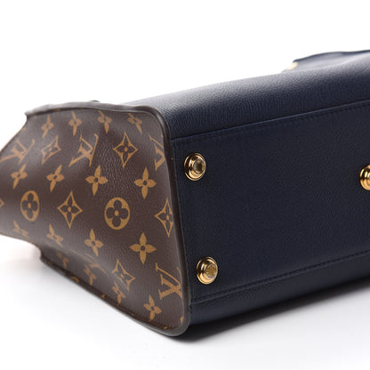 Louis Vuitton Calfskin Monogram On My Side Marine 6 of 13