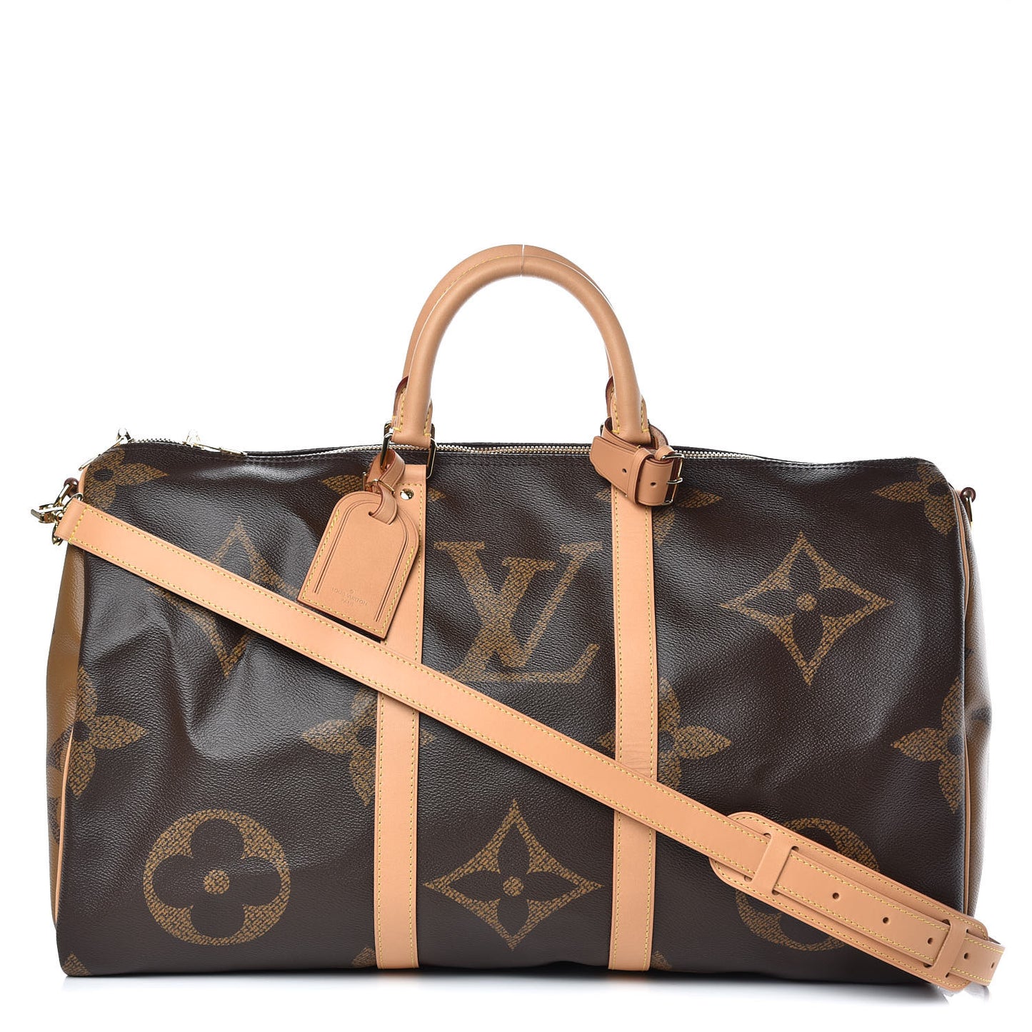 Reverse Monogram Giant Keepall Bandouliere 50