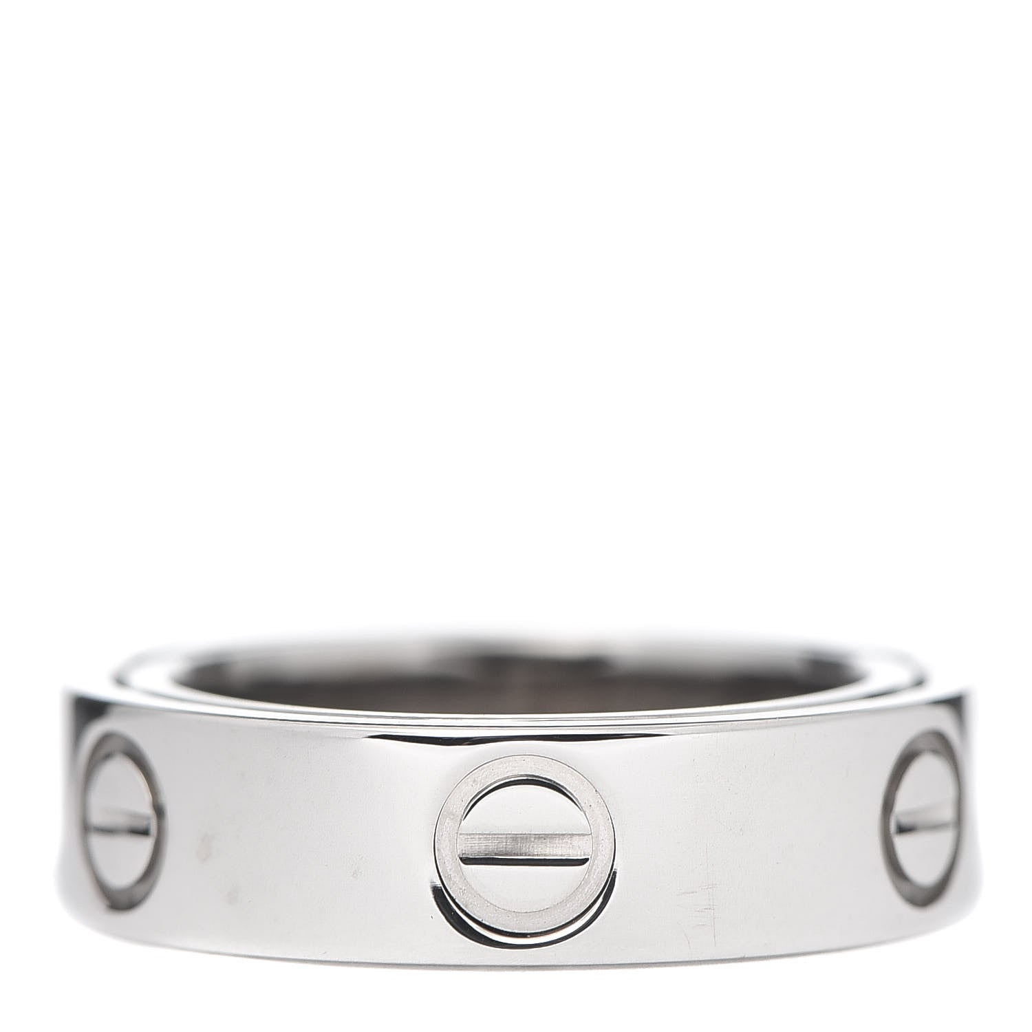 Cartier 18K White Gold 5.5mm Astro LOVE Ring 49 5 3 of 7