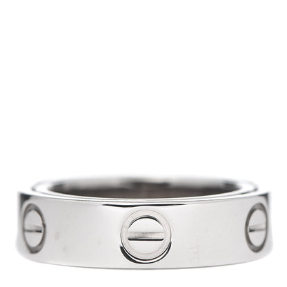 Cartier 18K White Gold 5.5mm Astro LOVE Ring 49 5 3 of 7