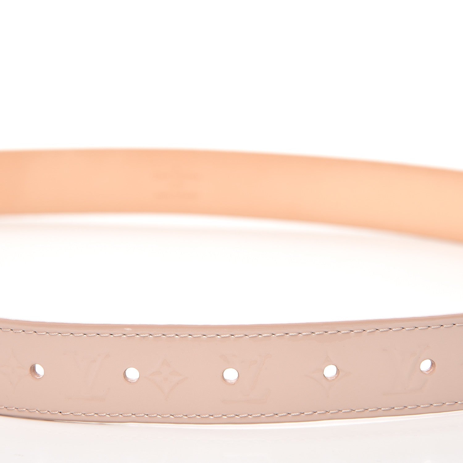 Louis Vuitton Vernis Mini 25mm Belt 85 34 Beige Poudre 5 of 15