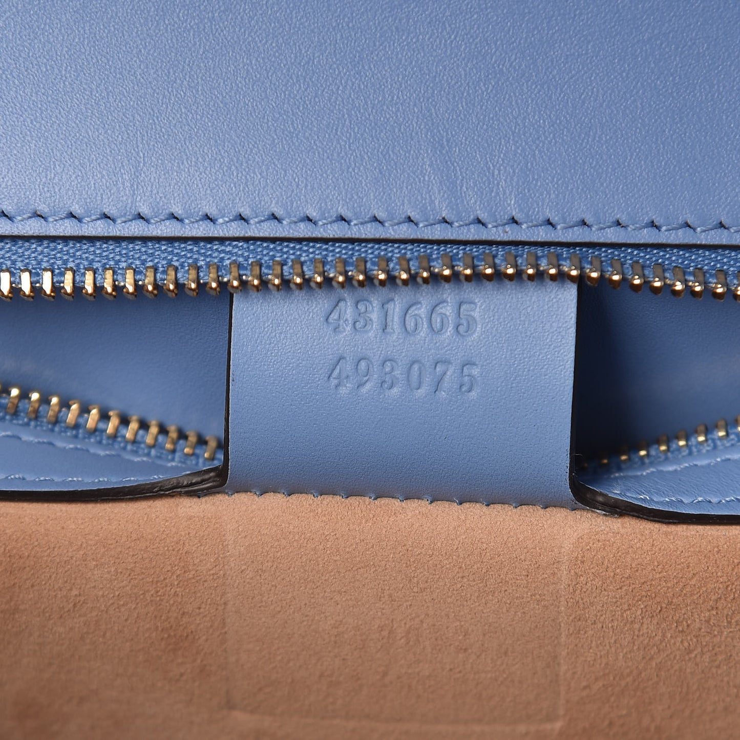 Calfskin Embroidered Medium Sylvie Top Handle Bag Clear Sky Blue