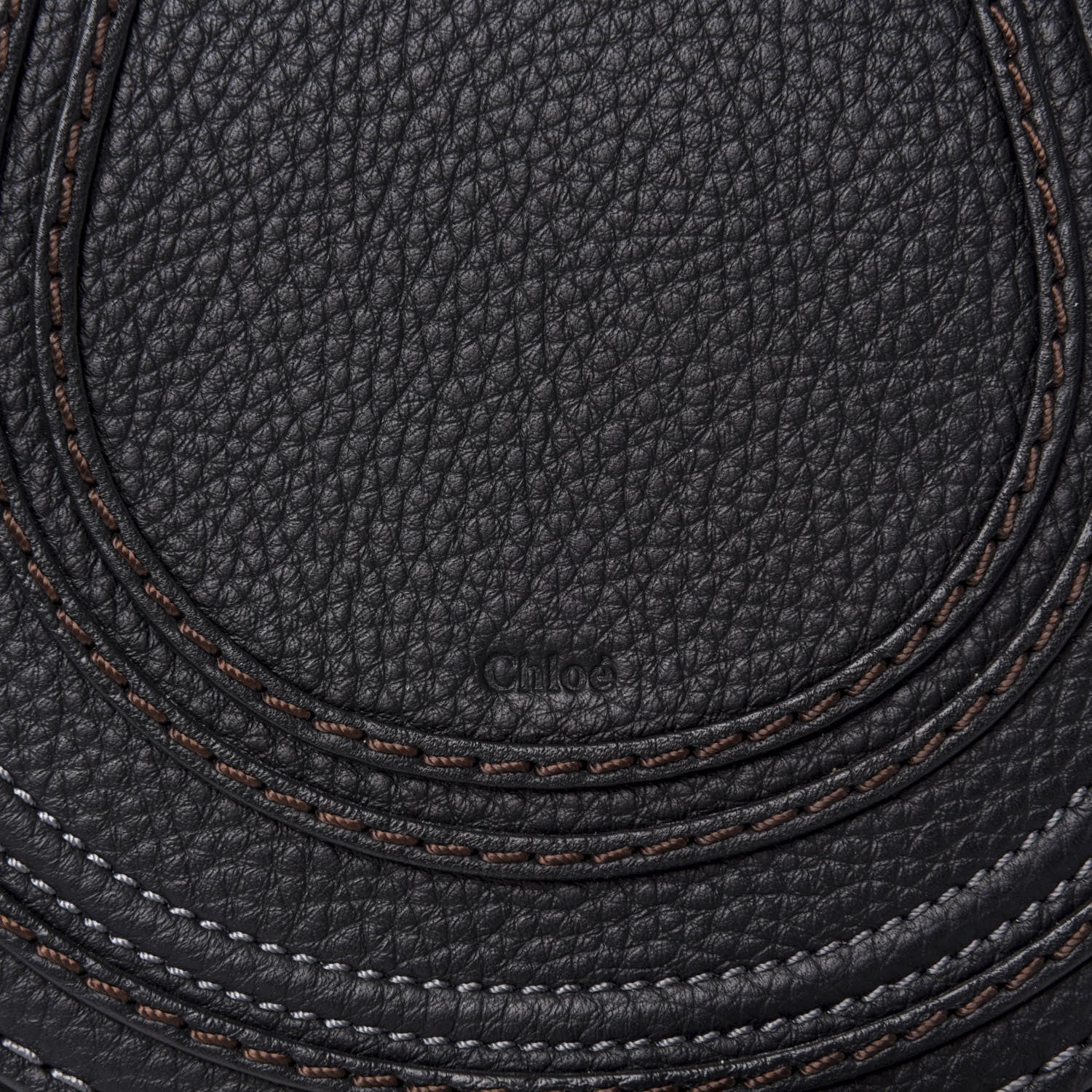 Chloe Calfskin Mini Marcie Round Crossbody Bag Black 10 of 10