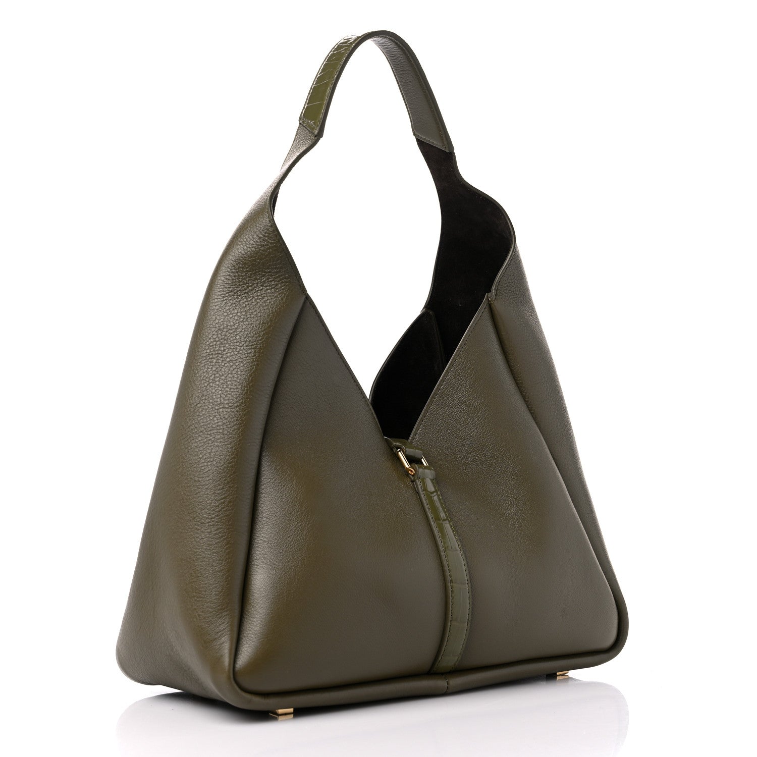 Givenchy Calfskin Medium G-Lock Hobo Dark Khaki 3 of 10