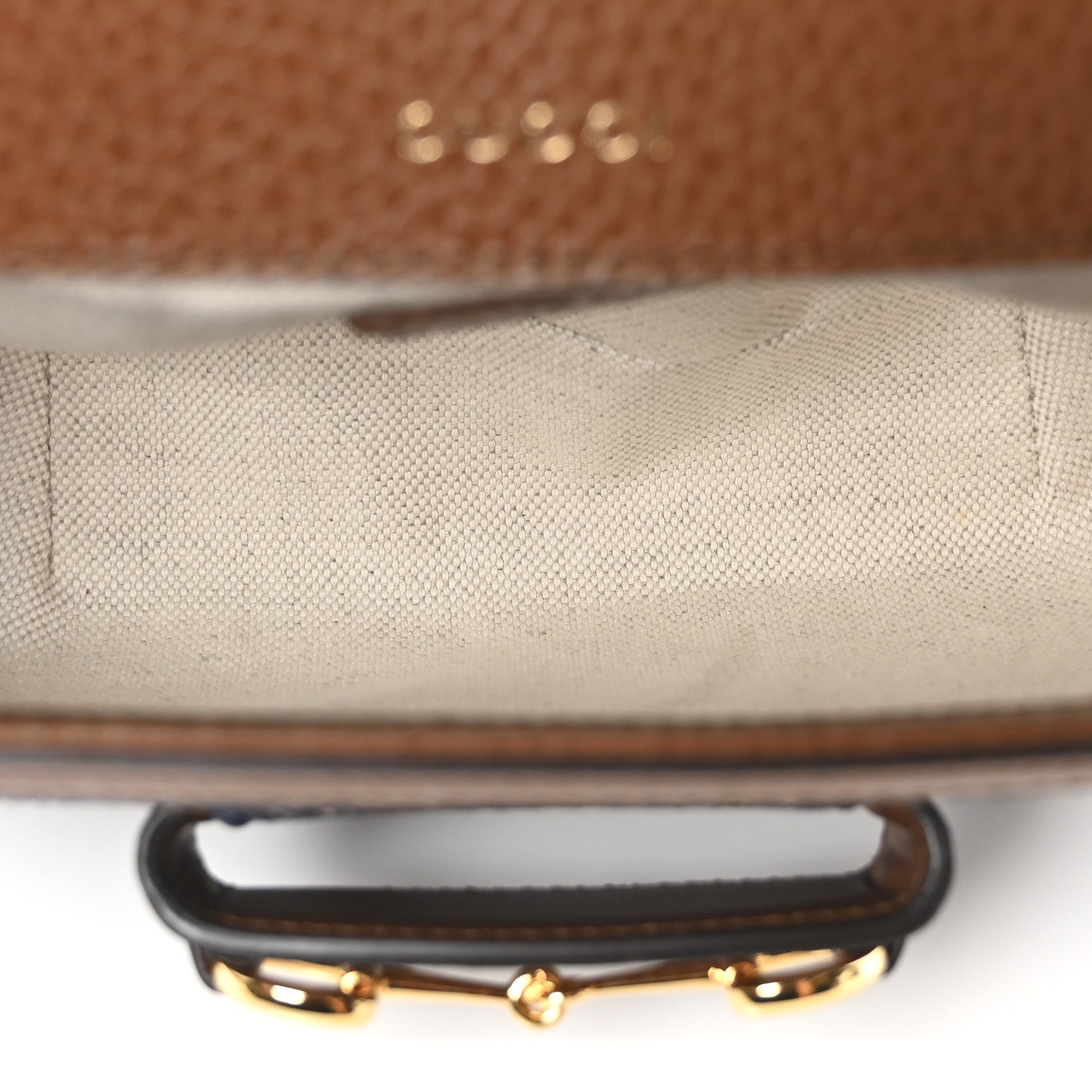 Gucci New Denim GG Monogram Dollar Calfskin Web Mini Horsebit 1955 Shoulder Bag Blue Tea Cuir Epilog 5 of 11