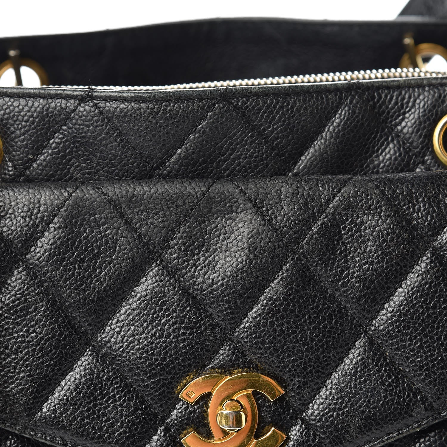 Chanel Caviar Quilted Flap Shoulder Bag Black 27 of 27