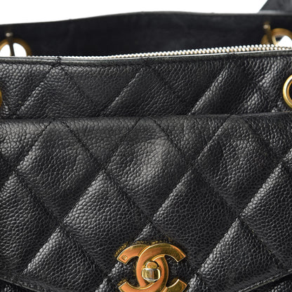 Chanel Caviar Quilted Flap Shoulder Bag Black 27 of 27