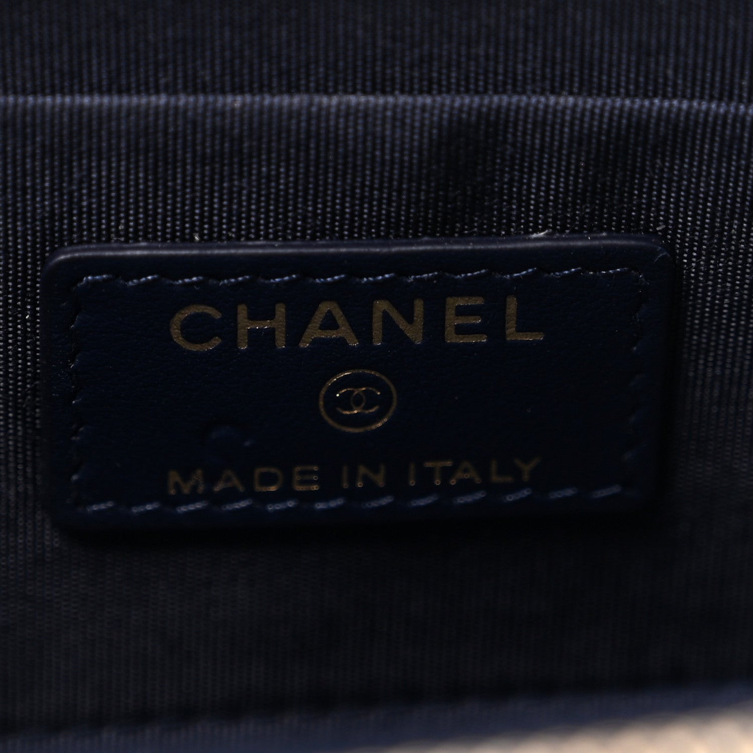 Chanel Denim Quilted Zipped Wristlet Clutch Blue 6 of 8