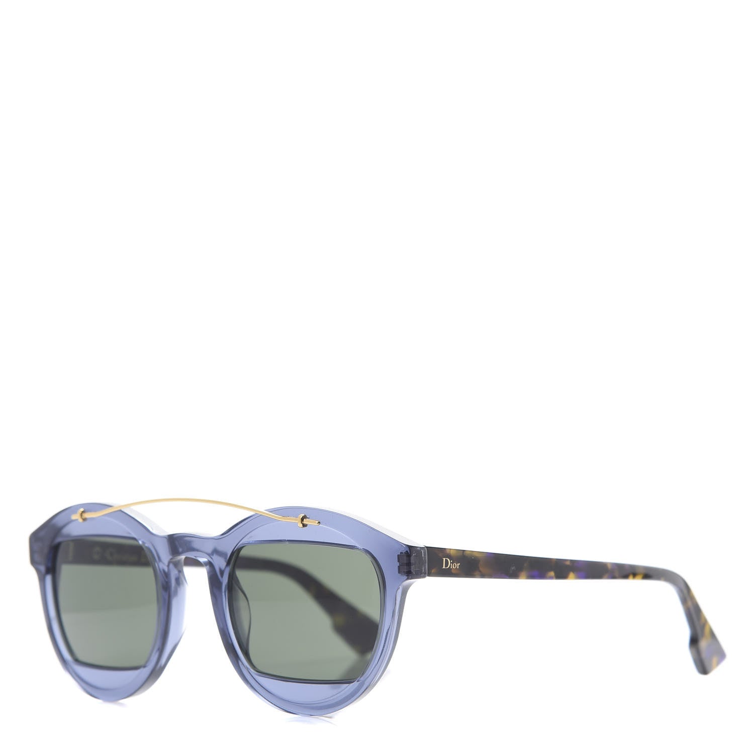 Christian Dior Mania 1 Sunglasses Blue Havana 1 of 9